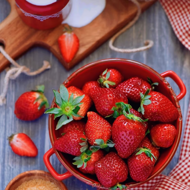 🔥🍓Sementes de Morango Cremosas